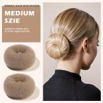 Teenitor 7-Piece Donut Hair Bun Maker Set