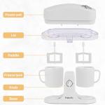 Pukomc Home Ice Cream Maker with Two Bowls