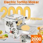 Electric Tortilla Maker with Adjustable Thickness
