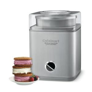 Cuisinart 2-Quart Ice Cream Maker, Automatic Silver