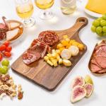 Customized Monogrammed Wooden Cutting Board with Handle