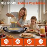 Mangoct Electric Griddle and Injera Maker 18.5”