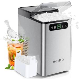 Aeitto Countertop Nugget Ice Maker Machine