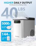 Aeitto Countertop Nugget Ice Maker Machine