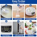Multi-Function Yogurt Maker with Adjustable Settings