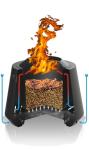 Pit Boss Smokeless Fire Pit - Black Sand