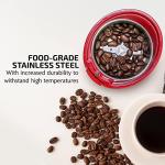 OVENTE Compact Electric Coffee Grinder - Maroon