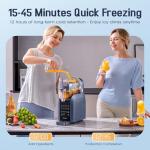 Home Slushie Machine with Auto-Clean and 7 Functions