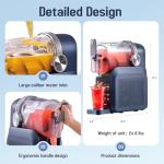 Home Slushie Machine with Auto-Clean and 7 Functions