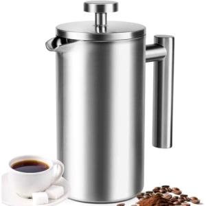 Stainless Steel 34 oz French Press Coffee Maker
