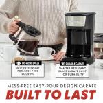 Gourmia 12-Cup Drip Coffee Maker with One-Touch Controls