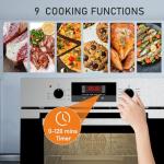 TOPWISH 24 Inch Electric Convection Wall Oven