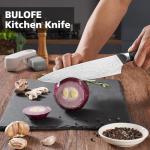 BULOFE 8 Inch Chef Knife Set with Sharpener