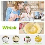 Bonsenkitchen 500W Hand Blender with Whisk