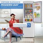 Classic Retro 12 cu.ft Refrigerator with Freezer Drawers