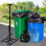 Large Manual Trash Compactor for Outdoor Bins
