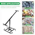 Large Manual Trash Compactor for Outdoor Bins
