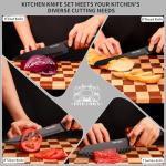 12-Piece Premium Kitchen Knife Set with Block