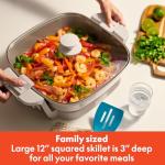Bella Make & Take Electric Skillet with Ceramic Coating