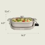 Bella Make & Take Electric Skillet with Ceramic Coating