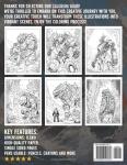 Giant Robots and Mechanical Beasts Coloring Book