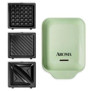 Aroma 3-in-1 Panini Press, Grill, Waffle Maker