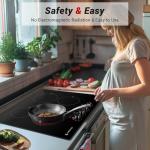 AMZCHEF 24 Inch Built-in Ceramic Electric Cooktop