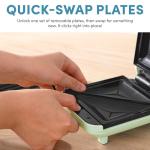 Aroma 3-in-1 Panini Press, Grill, Waffle Maker