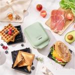 Aroma 3-in-1 Panini Press, Grill, Waffle Maker