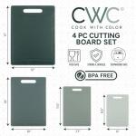 Colorful Non-Slip Cutting Board Set – 4 Boards