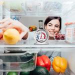 2 Pack Large Dial Refrigerator Thermometer with Indicator
