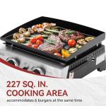 Royal Gourmet 2-Burner Portable Propane Griddle
