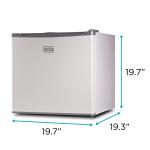 BLACK+DECKER 1.2 Cu. Ft. Compact Mini Freezer