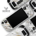 Steam Deck Skin Decal – Marble & Gold Design