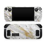 Steam Deck Skin Decal – Marble & Gold Design