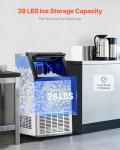 VEVOR 100lbs Ice Maker Machine with Storage