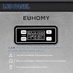 Euhomy 100lbs Commercial Stainless Steel Ice Maker