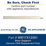 GE White Moving Mullion Assembly for French-Door Refrigerators