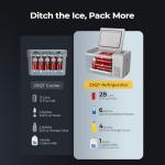 BougeRV 12V Portable Fridge and Freezer 23 Quart