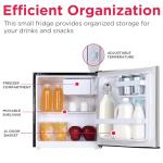 Frigidaire 1.6 cu ft Stainless Steel Mini Fridge