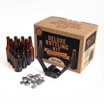 Homebrew Bottling Kit with Amber Glass Bottles