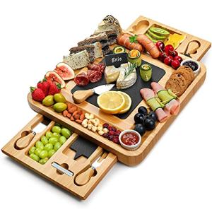 Easoger Large Bamboo Charcuterie Board Set