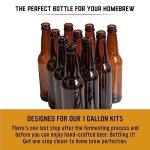 Homebrew Bottling Kit with Amber Glass Bottles