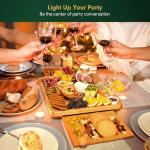 Easoger Large Bamboo Charcuterie Board Set