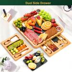 Easoger Large Bamboo Charcuterie Board Set