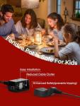 1500W Electric Fondue Pot with Color-Coded Forks