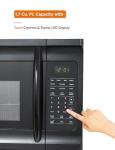 Commercial Chef 1.7 Cu. Ft. Over-The-Range Microwave