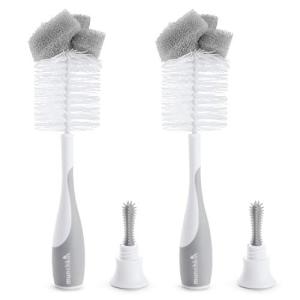 Munchkin Sponge Bottle Brush - 2 Pack, Grey