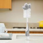 Munchkin Sponge Bottle Brush - 2 Pack, Grey