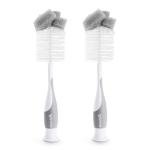 Munchkin Sponge Bottle Brush - 2 Pack, Grey